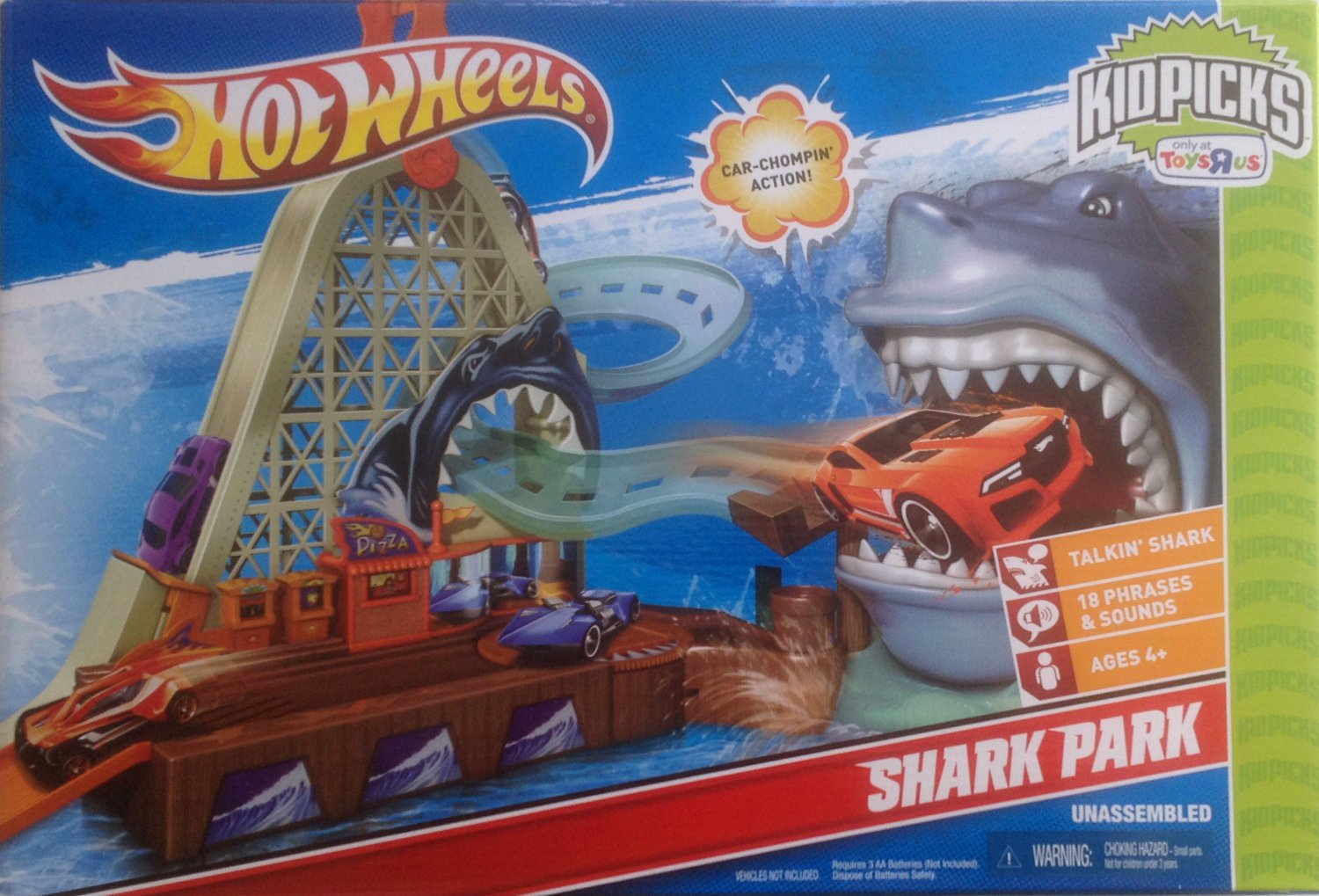 Hot Wheels Shark Park Toy Car Track Set for Kids - Fun Racing Playset for Boys & Girls - Perfect for Birthday Gifts & Indoor Playtime
