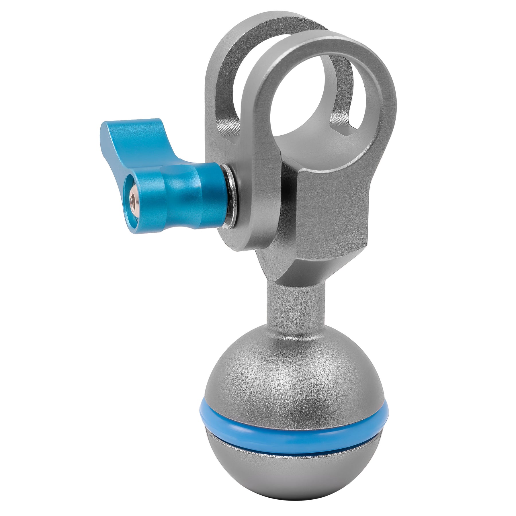 Kondor Blue Ball Head to 15MM Rod Clamp for Magic Arms (Space Gray) - Professional Camera Rig Accessory for DSLR, Mirrorless & Cinema Gear - Perfect for Studio, Vlogging & Film Production