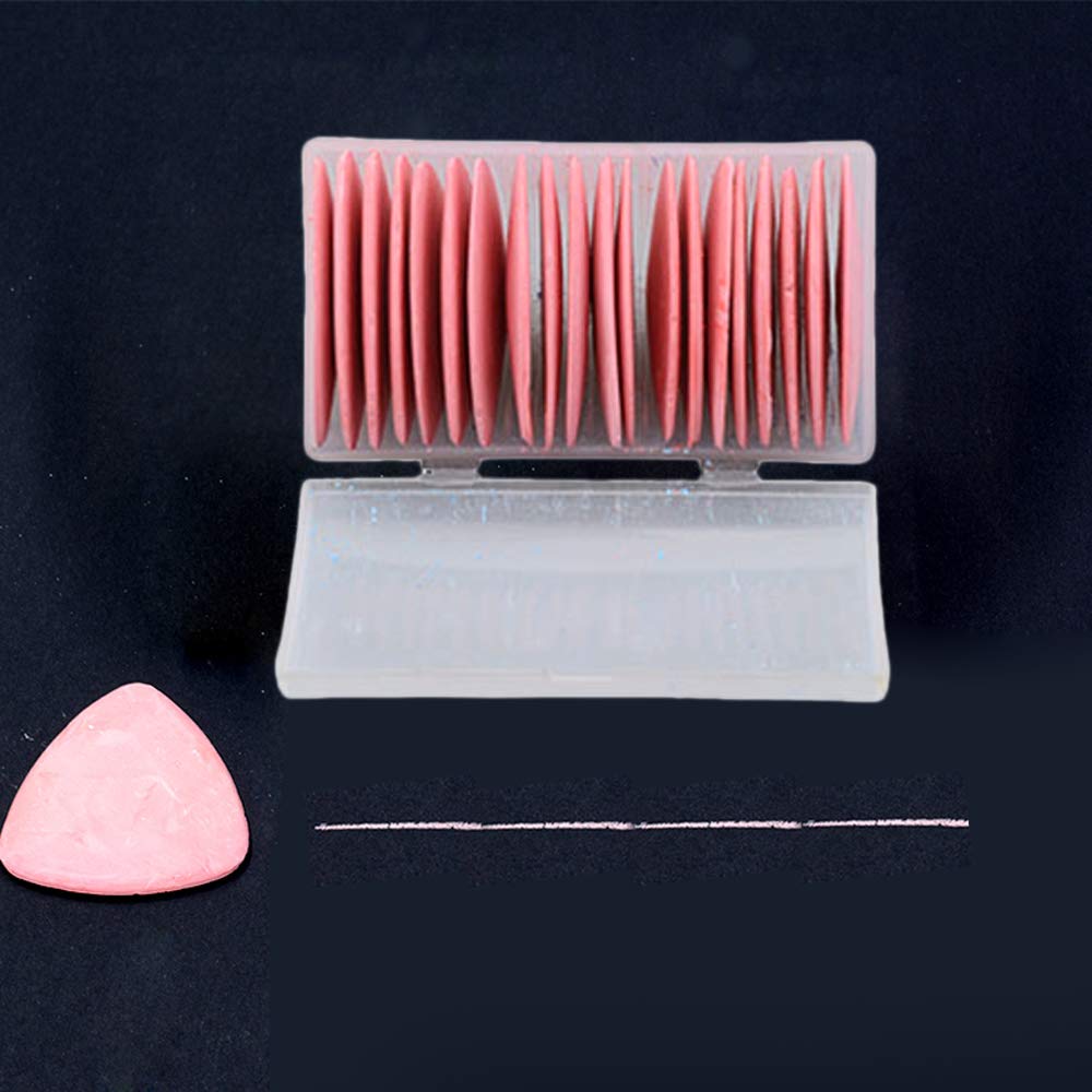 Professional Tailors Chalk Triangle - 20 Pack Fabric Marker for Sewing, Quilting & Alterations | Washable & Precision Marking Tool for Dressmakers, DIY Crafters & Tailor Shops