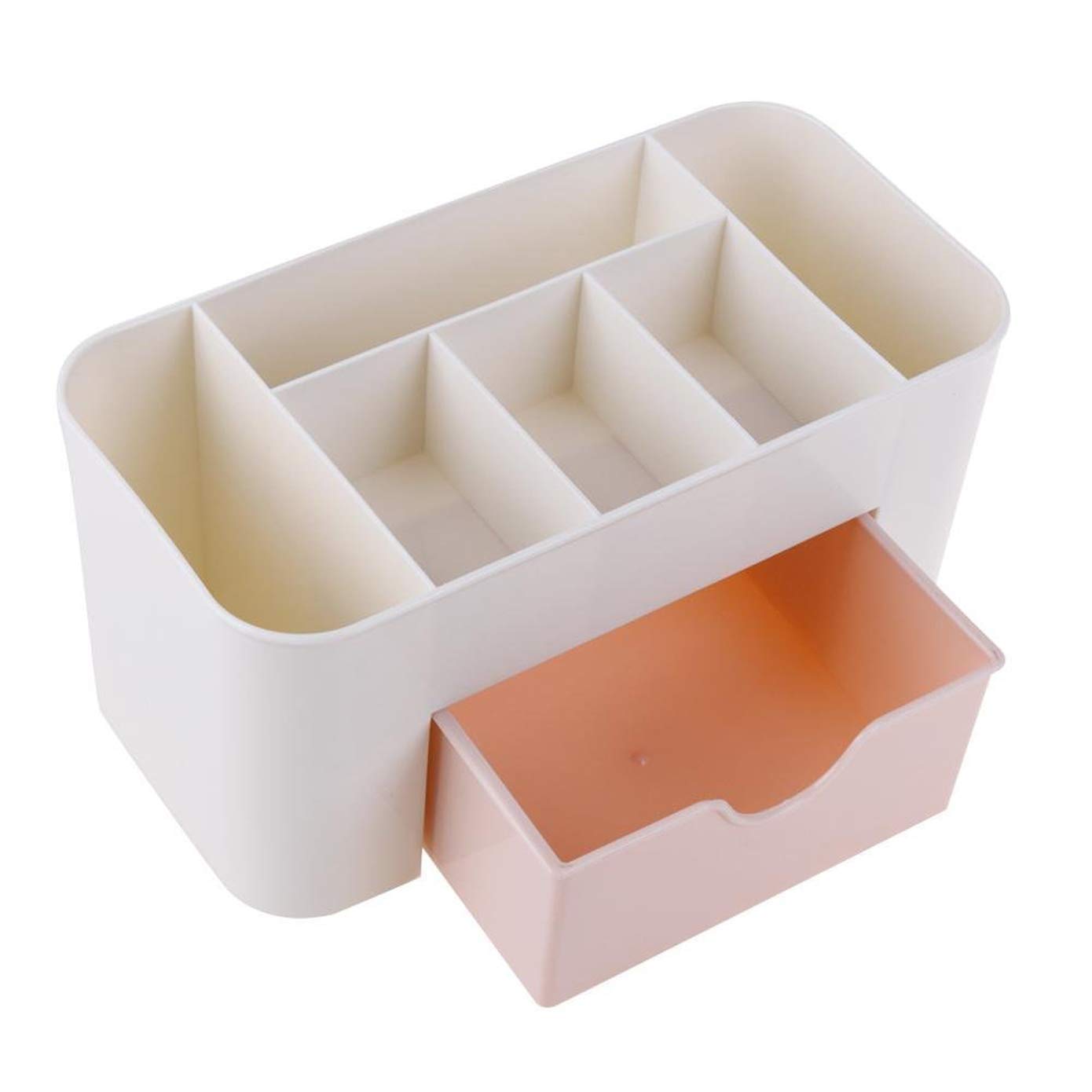 Mezon Plastic Cosmetic Storage Box with Drawers - Multi Color Makeup Organizer for Bathroom Vanity, Bedroom Dresser & Travel | Beauty Accessories Organization