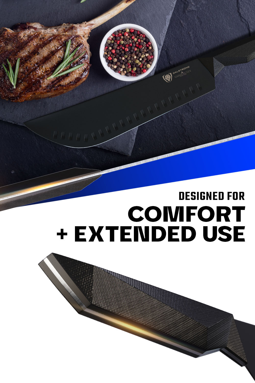 Premium Bull Nose Butcher Knife 10