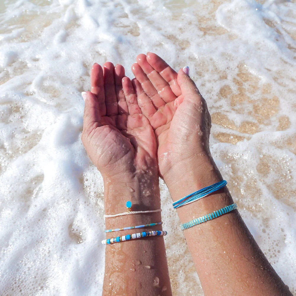 Eco-Friendly World Water Day Bracelet - Handmade Beaded Charity Bracelet for Water Conservation Awareness | Perfect for Fundraising, Events & Daily Wear