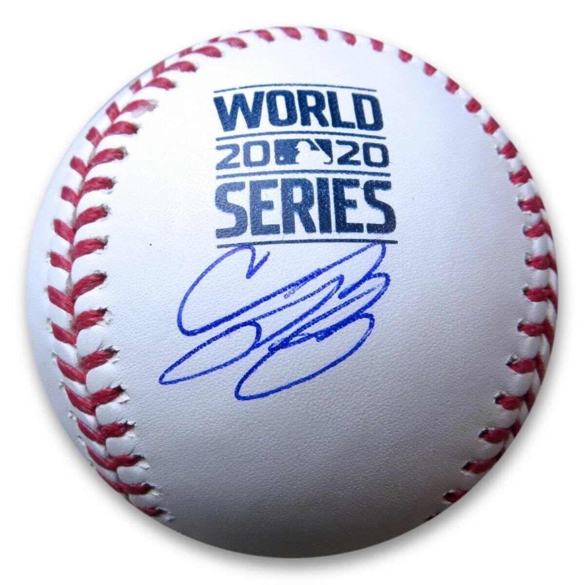 Cody Bellinger Autographed 2020 World Series Baseball - LA Dodgers MLB Signed Memorabilia - Perfect for Sports Collectors, Fans & Display Cases