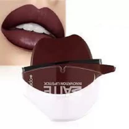 Lip Shape Lipstick - Long Lasting Waterproof Matte Lipstick, Non-Stick Cup Formula | Perfect for Everyday Wear, Date Night & Special Occasions