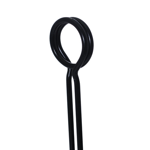 BarConic® Black Semi-Round Condiment Caddy with Built-in Merchandising Ring - Perfect for Restaurants, Diners & Food Service Businesses