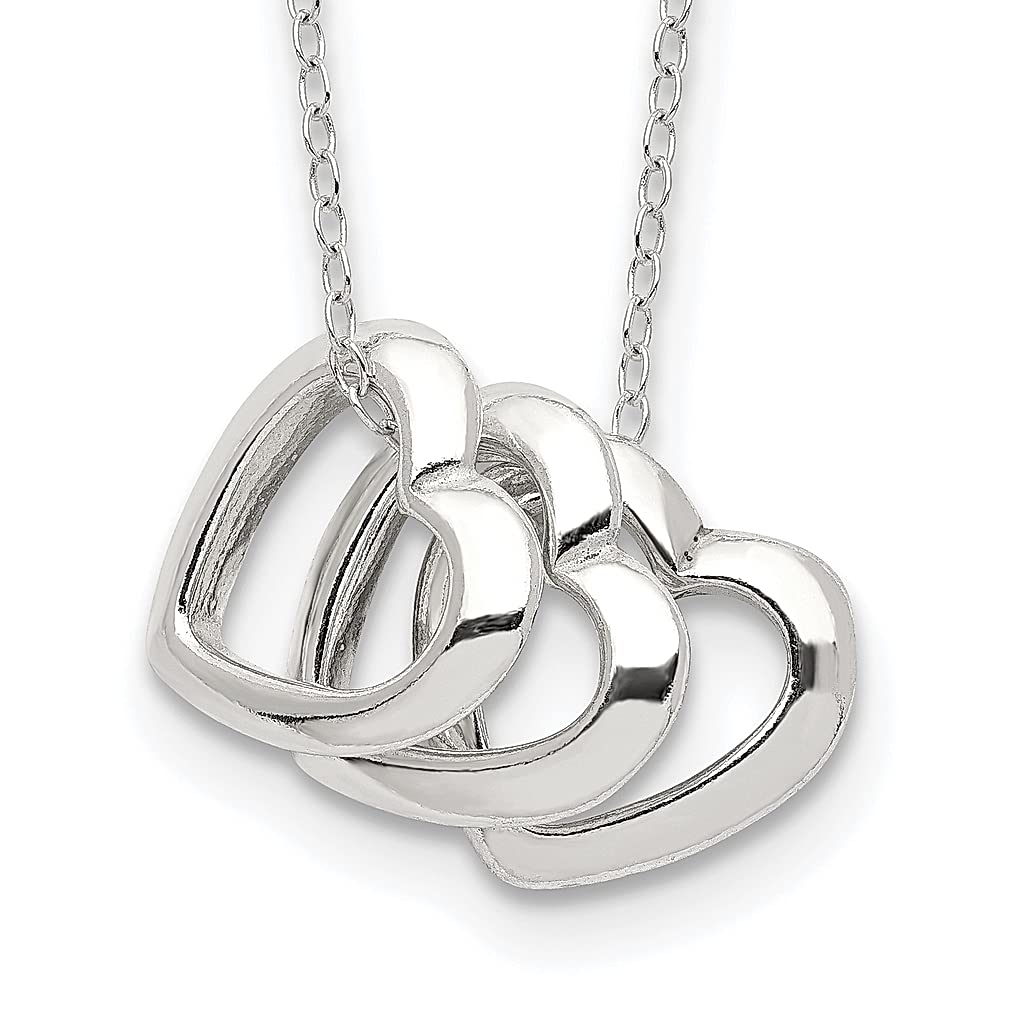 925 Sterling Silver Heart Necklace - Love Pendant for Women | Romantic Gift for Her