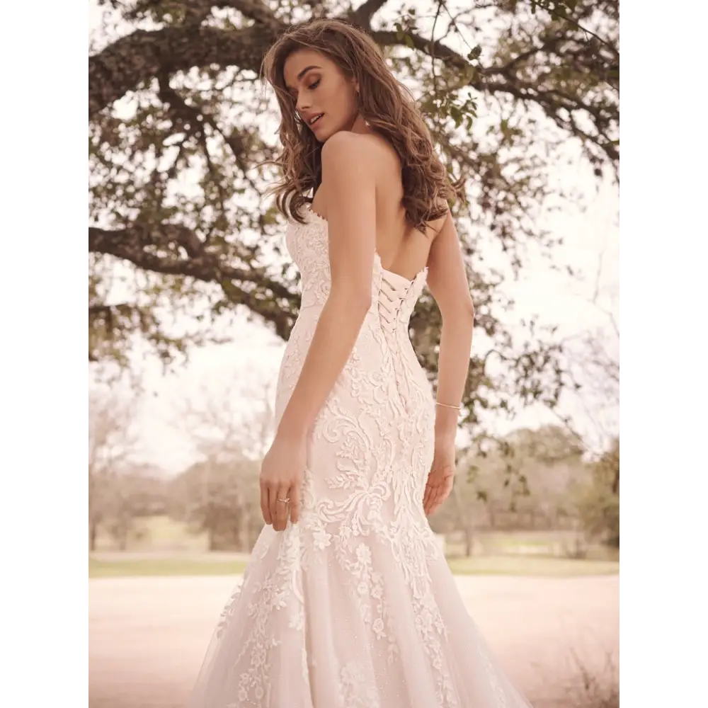 Toccara by Maggie Sottero - Elegant Lace Wedding Dress for Brides | Perfect for Church Ceremonies & Beach Weddings