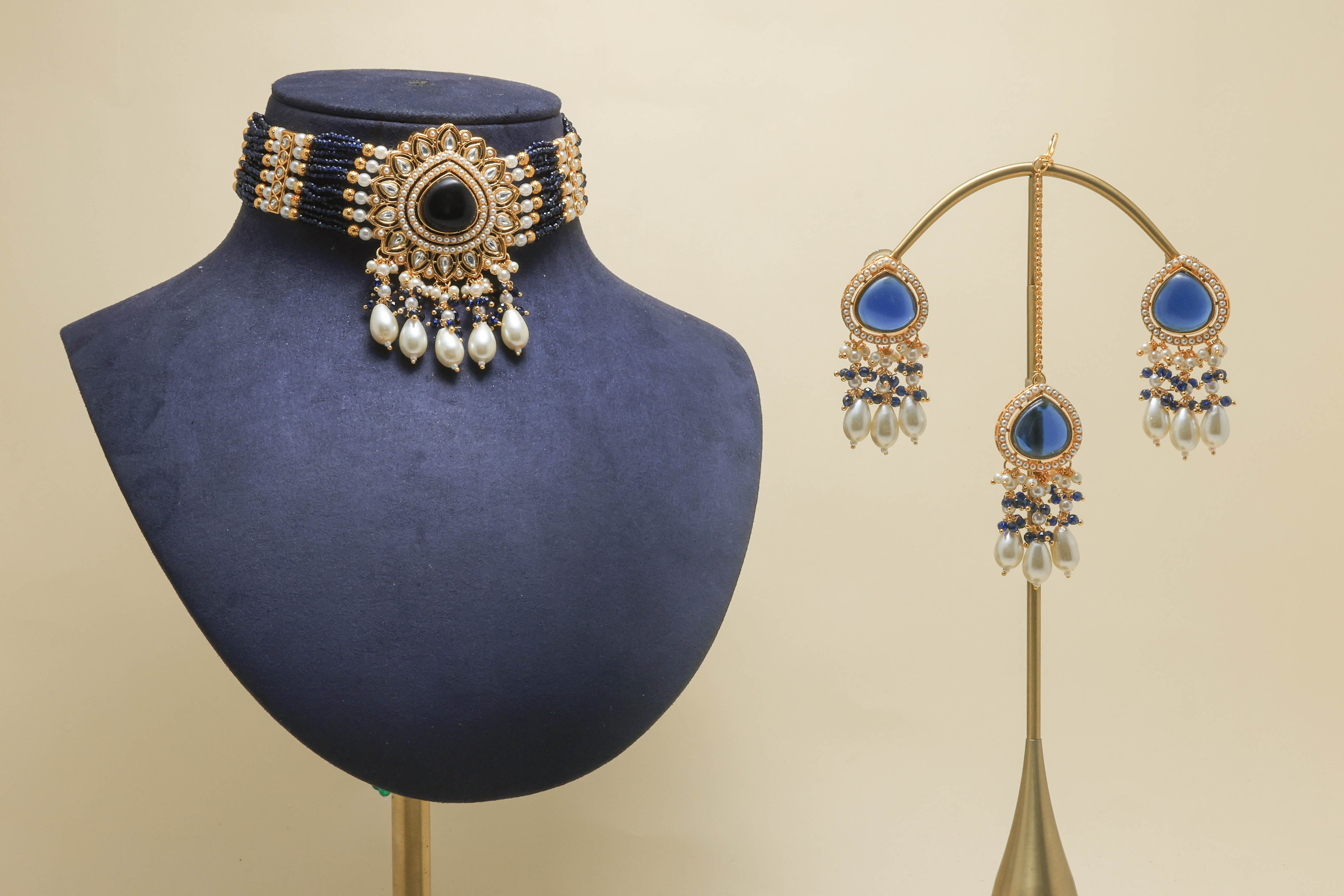 VARIKA STONE Full Set - Natural Gemstone Jewelry Collection for Women | Perfect for Gifts, Parties & Everyday Wear