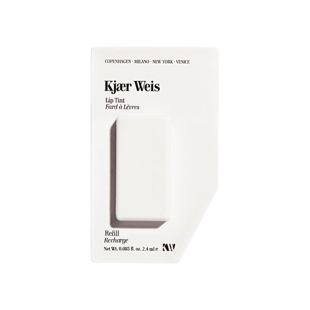 Kjaer Weis Lip Tint Refill - Natural & Organic Lip Color for Everyday Wear | Perfect for Work, Date Night & Travel