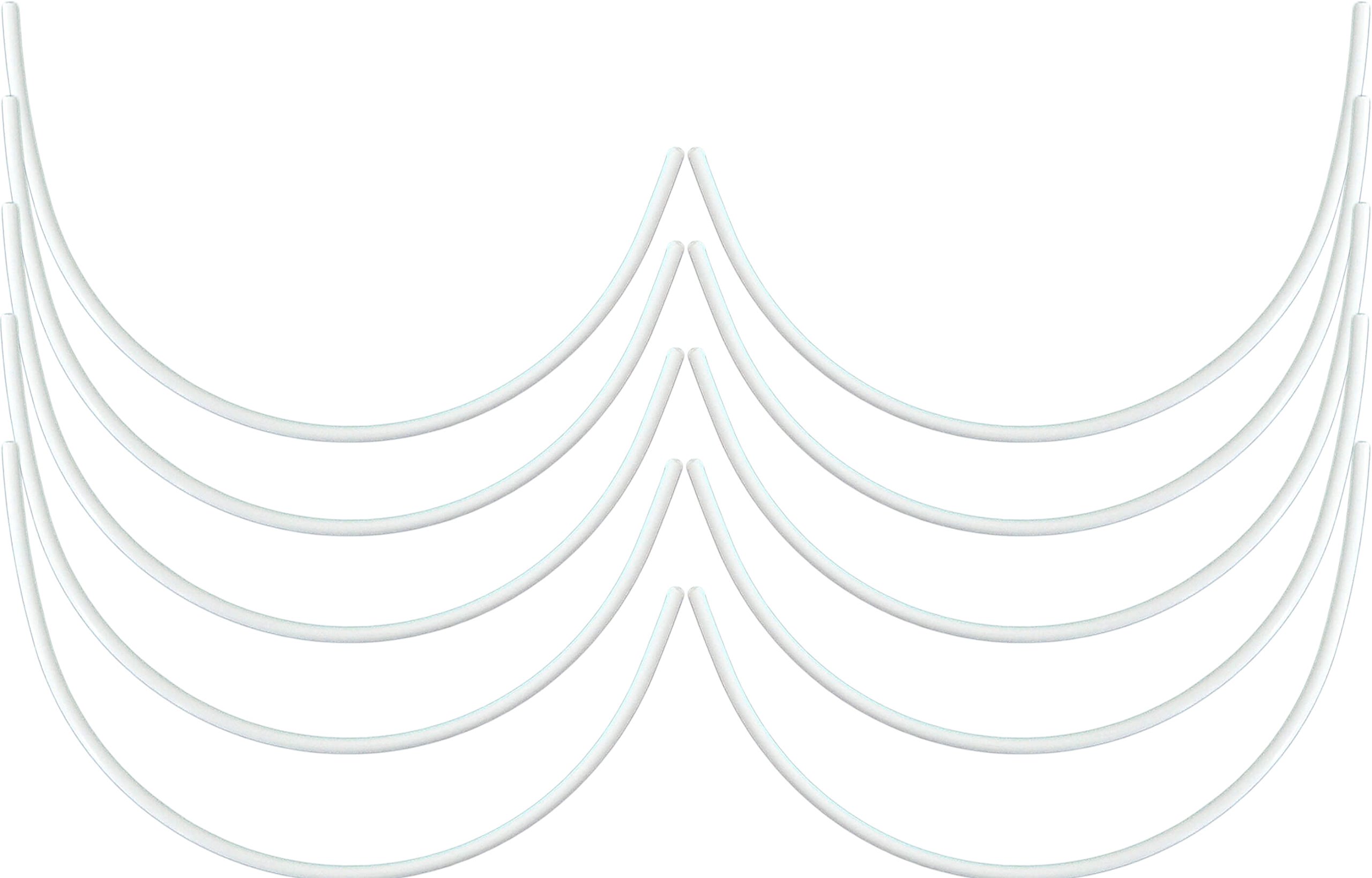 5 Pairs of Plastic Bra Underwire Support Inserts - Comfortable & Flexible Replacement for Broken Underwires - Perfect for DIY Bra Repair, Lingerie Making & Comfort Enhancement