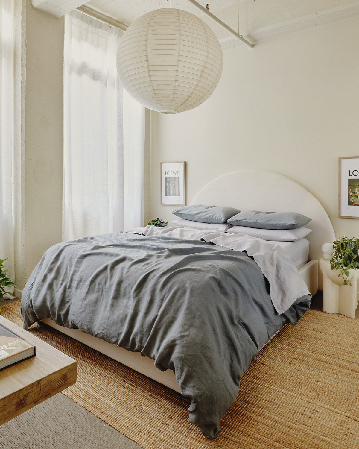 100% French Flax Linen Pillowcases Set of 2 - Premium Natural Mineral Washed Bedding for Cool & Breathable Sleep - Perfect for Hot Sleepers & Eco-Friendly Home Decor
