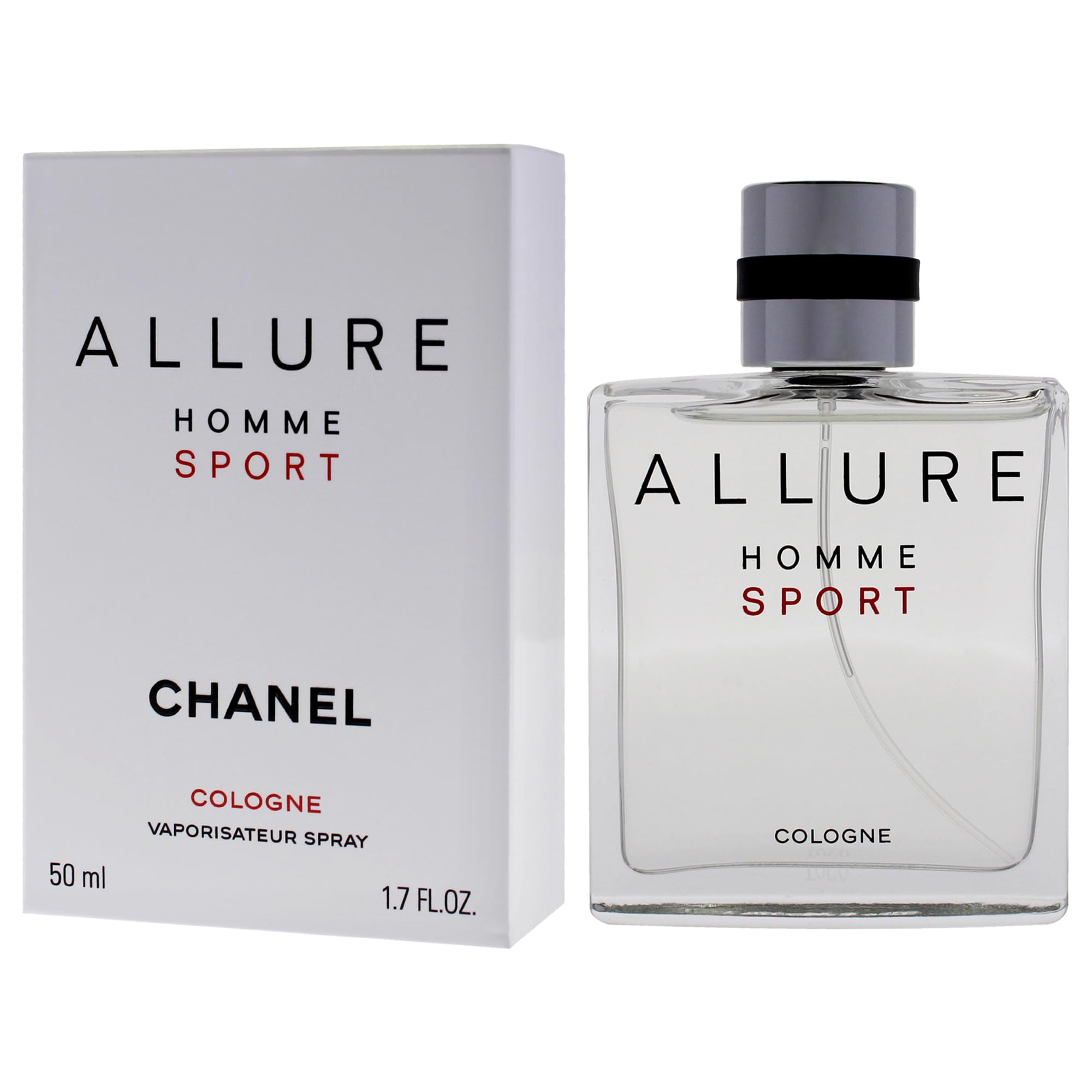 Chanel Allure Homme Sport Cologne for Men - 50ml Eau de Cologne Spray | Fresh & Masculine Scent for Day & Night Wear