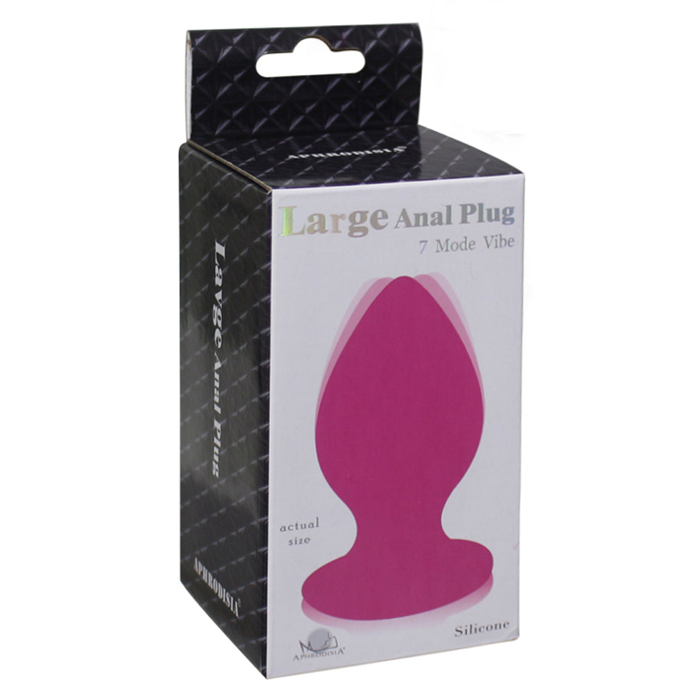 7 Speed Vibrating Anal Plug for Men & Women - Large Size Remote Control Prostate Massager for Enhanced Pleasure & Stimulation - Perfect for Couples Play & Solo Exploration