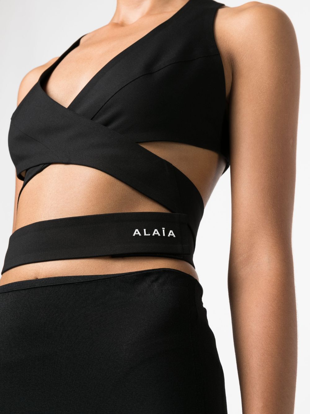 Alaia Black Women's Fashion Top - Elegant Sleeveless Blouse for Casual Wear, Office, and Night Out