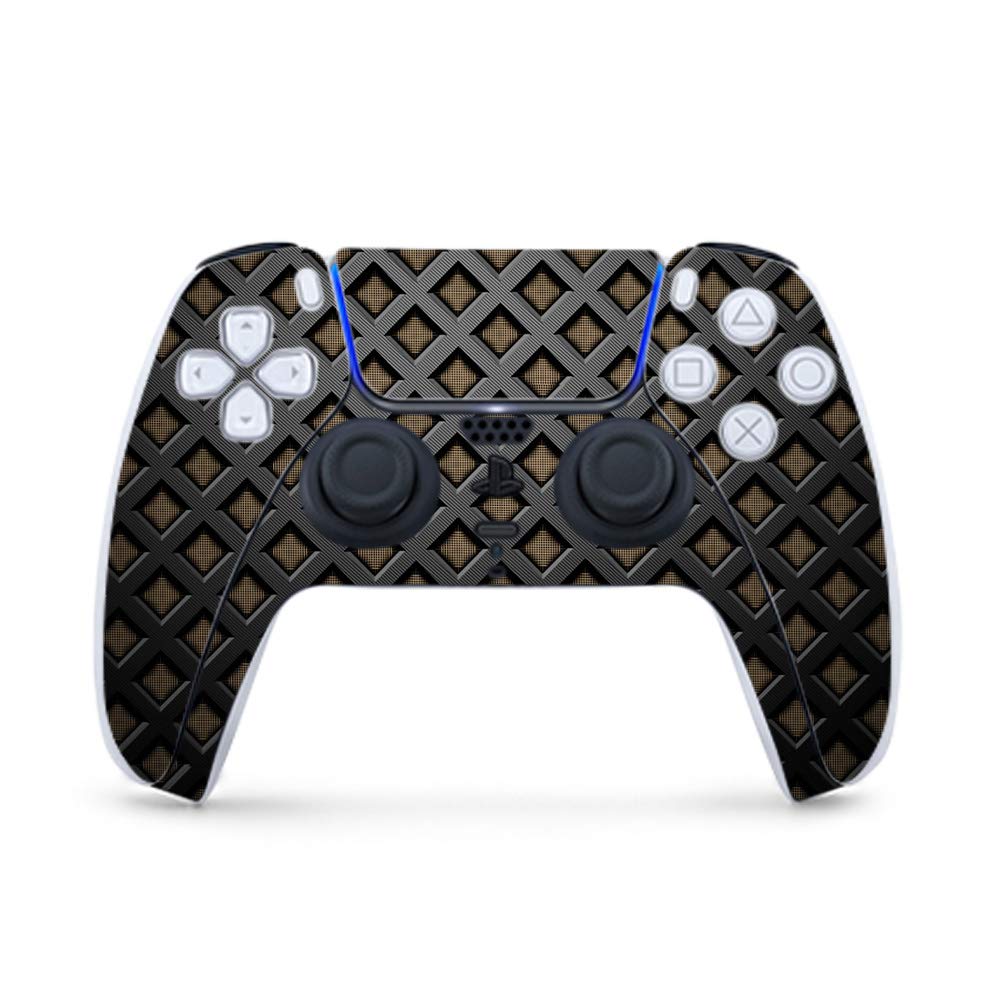 MightySkins PS5 Controller Skin - Black Wall Vinyl Decal Wrap Cover | Protective & Durable Custom Design | Easy to Apply & Remove | Made in USA | Perfect for Gaming, Personalization & Protection