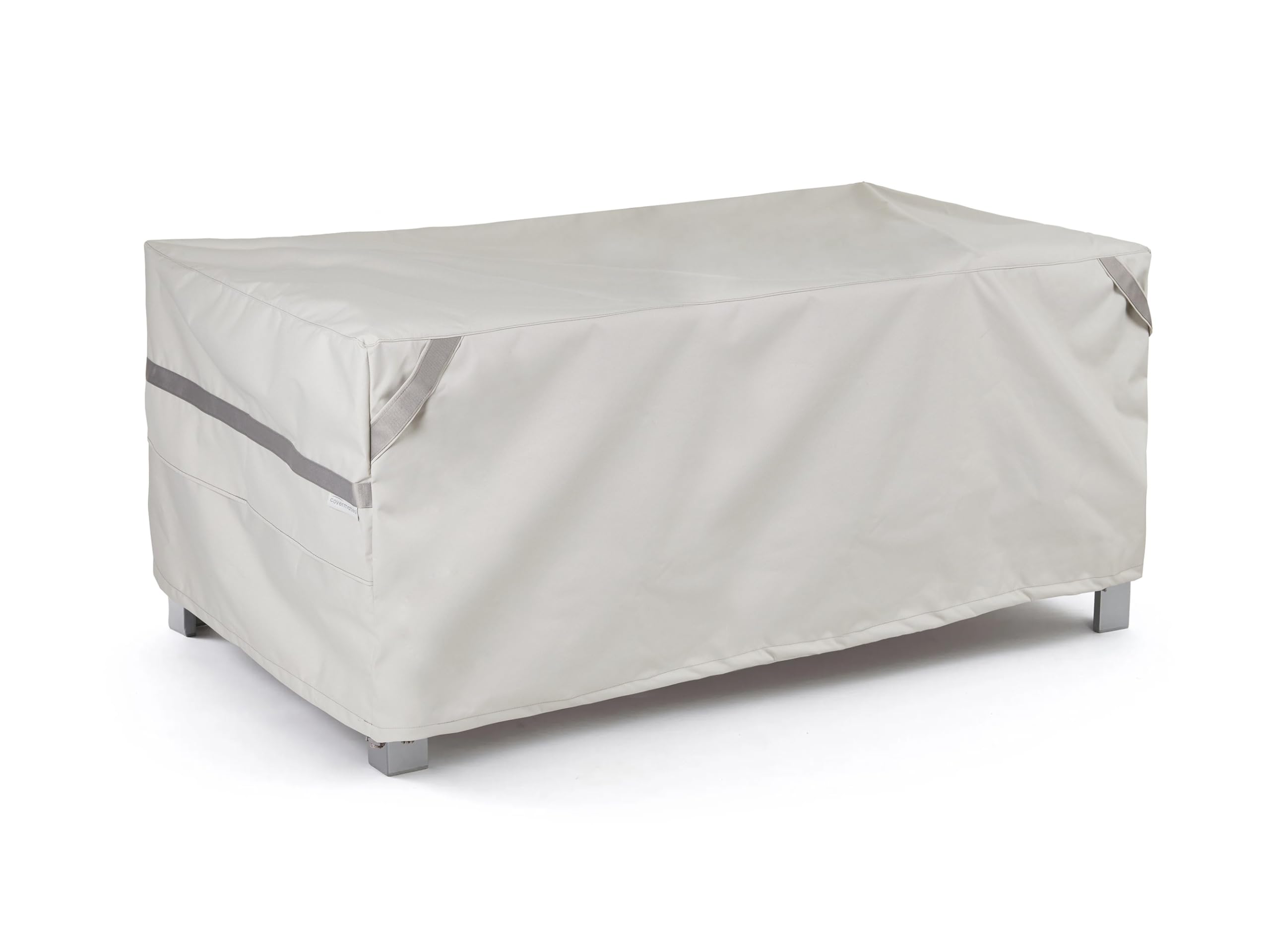 Premium Polyester Rectangular Dining Table & Chair Cover Set - Weatherproof, Drawstring Hem, 86