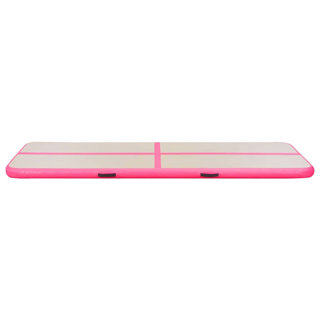Inflatable Air Track Mat for Gymnastics, Tumbling & Training - Heavy Duty PVC with Air Pump - Perfect for Home, Gym & Outdoor Use