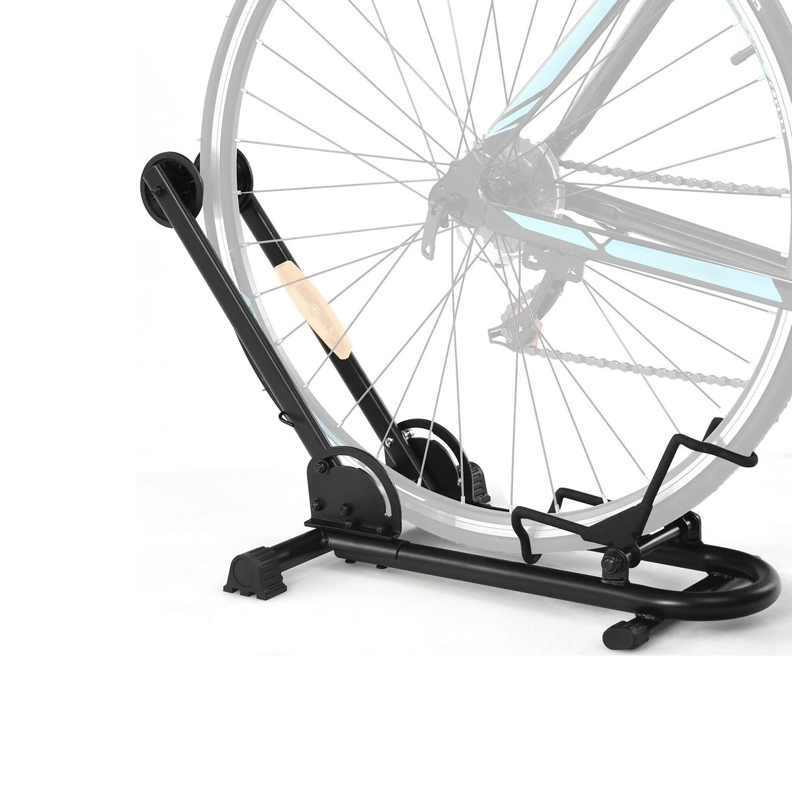 BiYeer Foldable Bike Stand - Adjustable Floor Parking Rack for 20