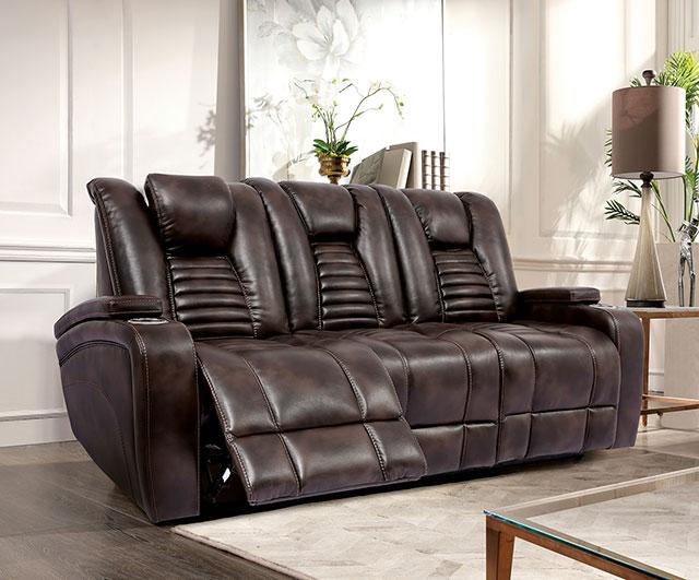 ABRIELLE Dual Power Recliner Sofa - Electric Lift Chair for Elderly with Massage and Heat - Perfect for Living Room, Home Theater, and Relaxation