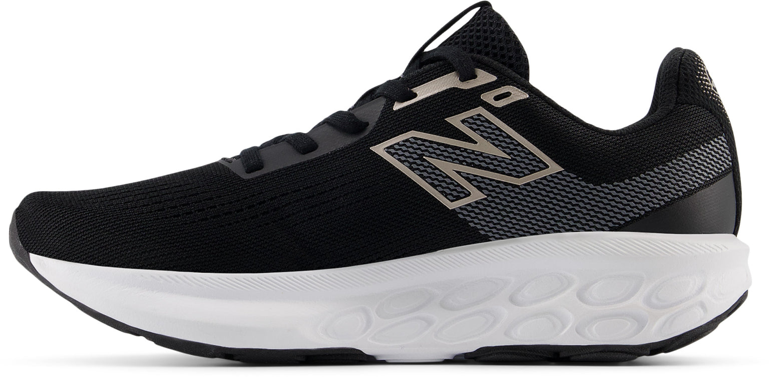 New Balance Women's 520 Fresh Foam V9 Running Shoes - Black/White - Lightweight Cushioned Sneakers for Jogging, Gym & Everyday Wear