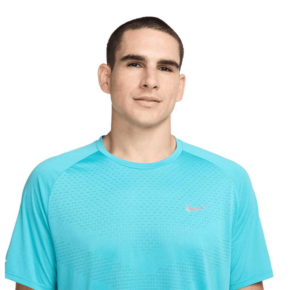 Nike Men's Stride Dri-FIT ADV Short Sleeve Running Shirt - Moisture-Wicking Performance Top for Jogging, Gym & Outdoor Workouts