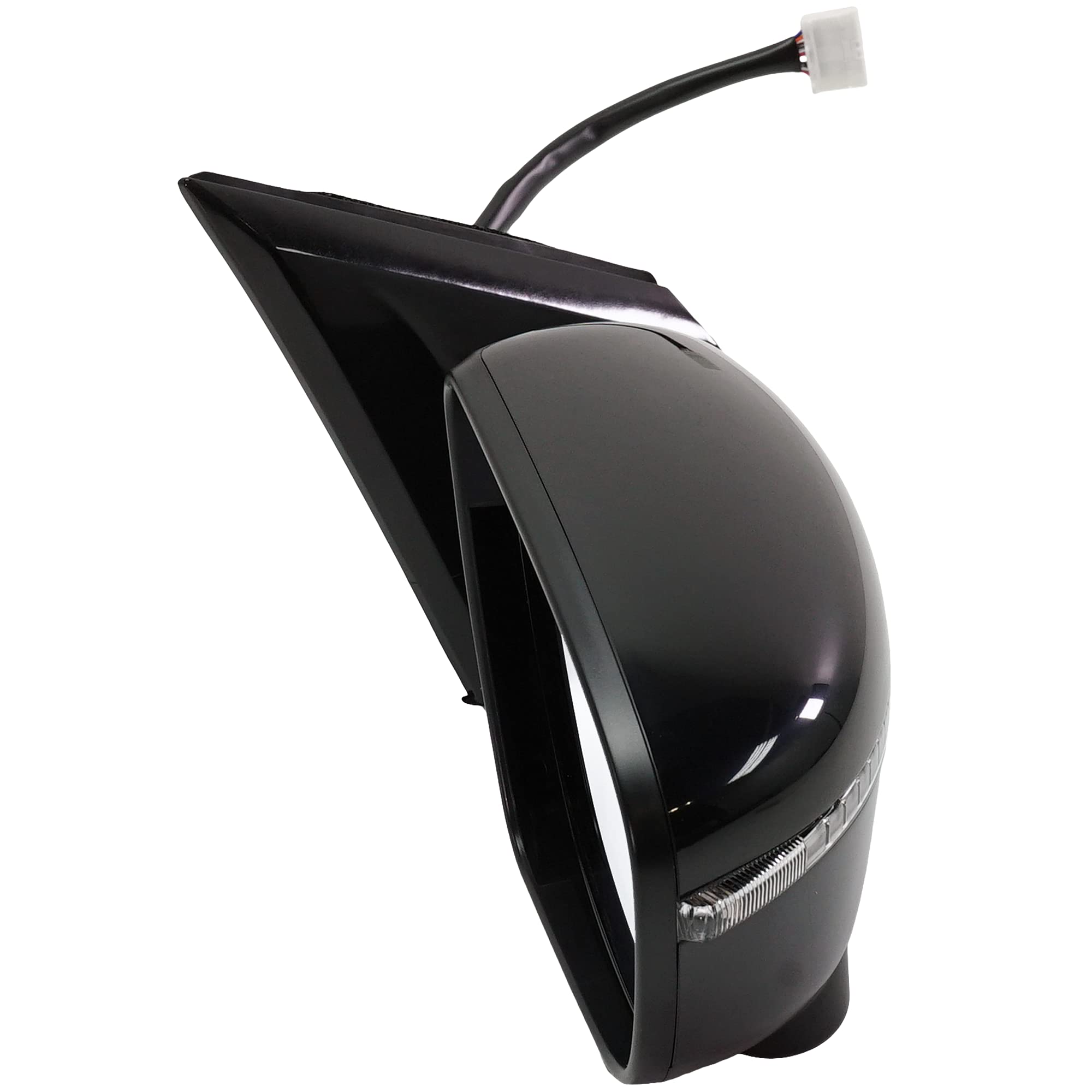 **2016-2023 Nissan Murano Passenger Side Power Heated Mirror with Signal Light & Memory - Paintable OEM Replacement for Garage & Daily Driving (Build Date March 2016+)**