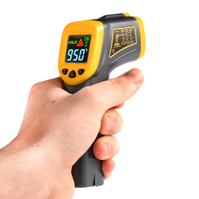 Ooni UU P06100 Infrared Thermometer - Digital Laser Temperature Gun for Cooking, Grilling, Baking & Pizza Making - Instant Read Kitchen Tool for Meat, Candy, Oil & More