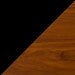 Black Frame/Teak Top