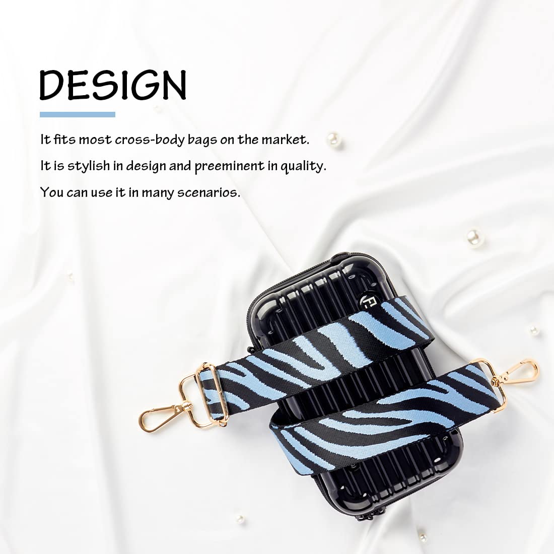 Adjustable Handbag Strap - Wide Purse Replacement Shoulder Strap for Crossbody Bags | Perfect for Work, Travel & Everyday Use