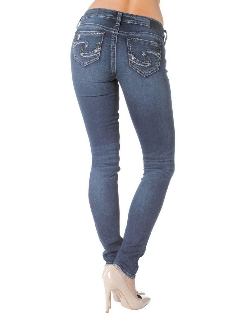 Silver Jeans for Women - High Waisted Stretch Sweatpants with Jean Style | Comfortable Lounge Pants for Yoga, Running & Casual Wear