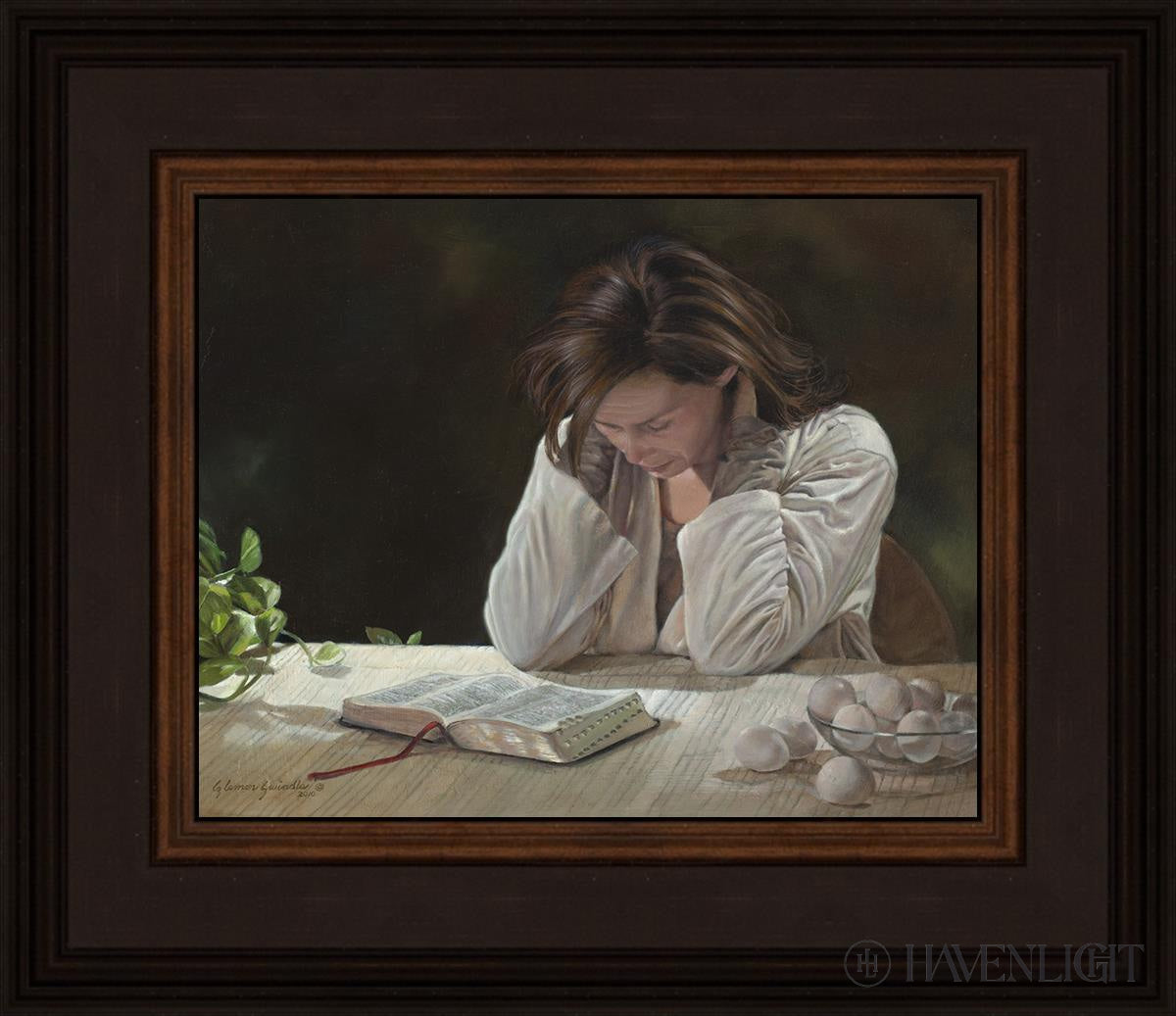 A Mother's Vigil: I Would Gather Thee - Modern Christian Home Decor for Comfort & Inspiration | Perfect for Living Room, Bedroom & Prayer Spaces