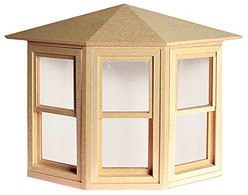 Miniature Bay Window for Dollhouse - DIY Craft & Home Decor