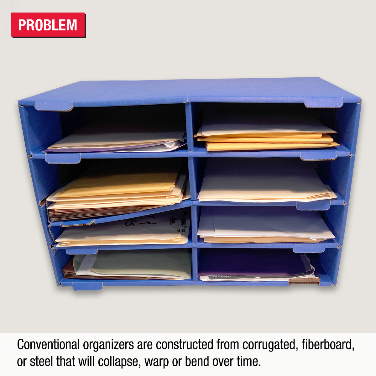 Ultimate Office TierDrop™ Desktop Organizer - 10-Letter Size Compartments for Documents, Forms, Mail & Classroom Supplies | Expandable with Optional Add-On Tiers | Lifetime Guarantee | Perfect for Home Office, School & Workspace Organization