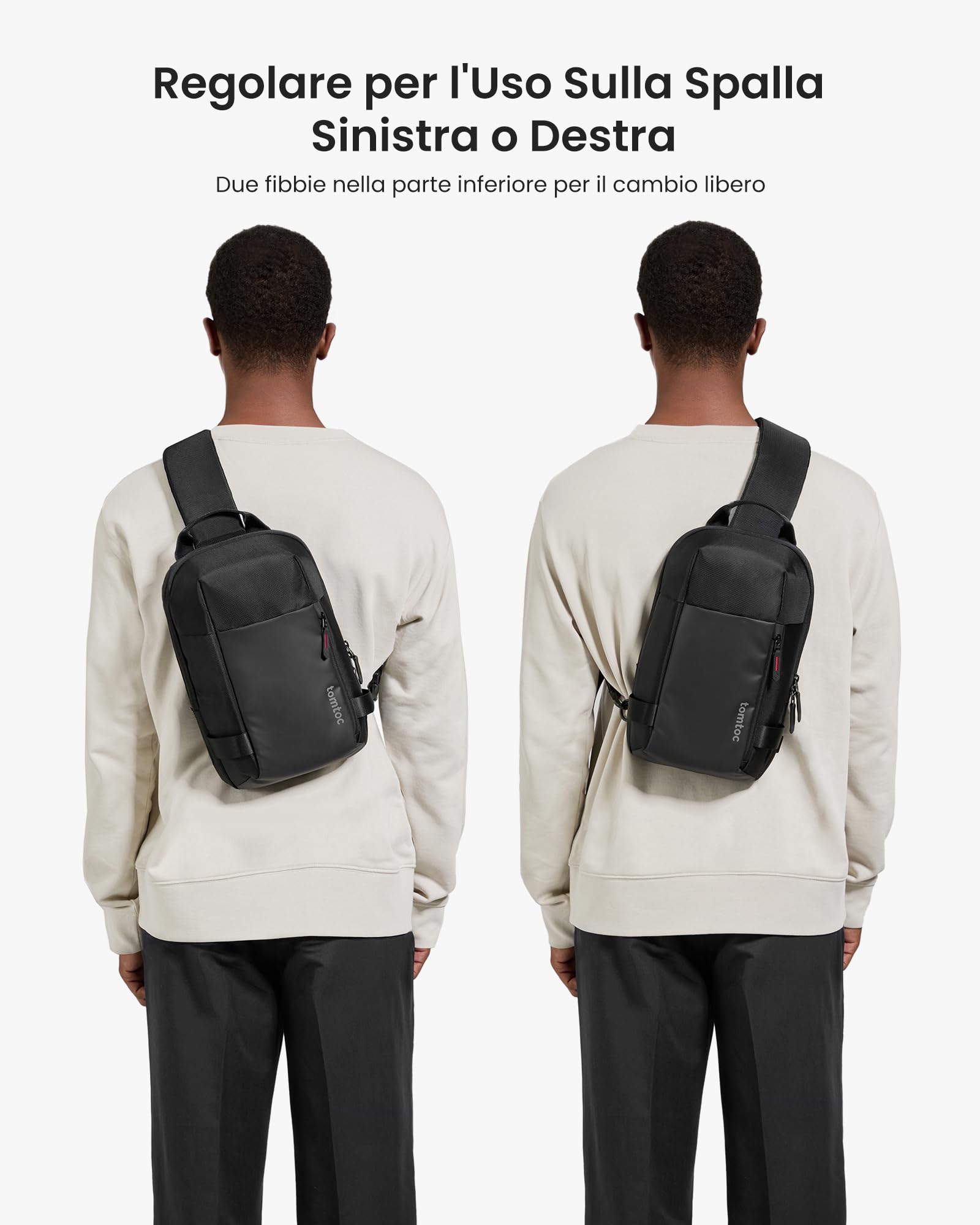 **tomtoc Compact EDC Sling Bag – Minimalist Crossbody Shoulder Bag for Nintendo Switch, 2024 11