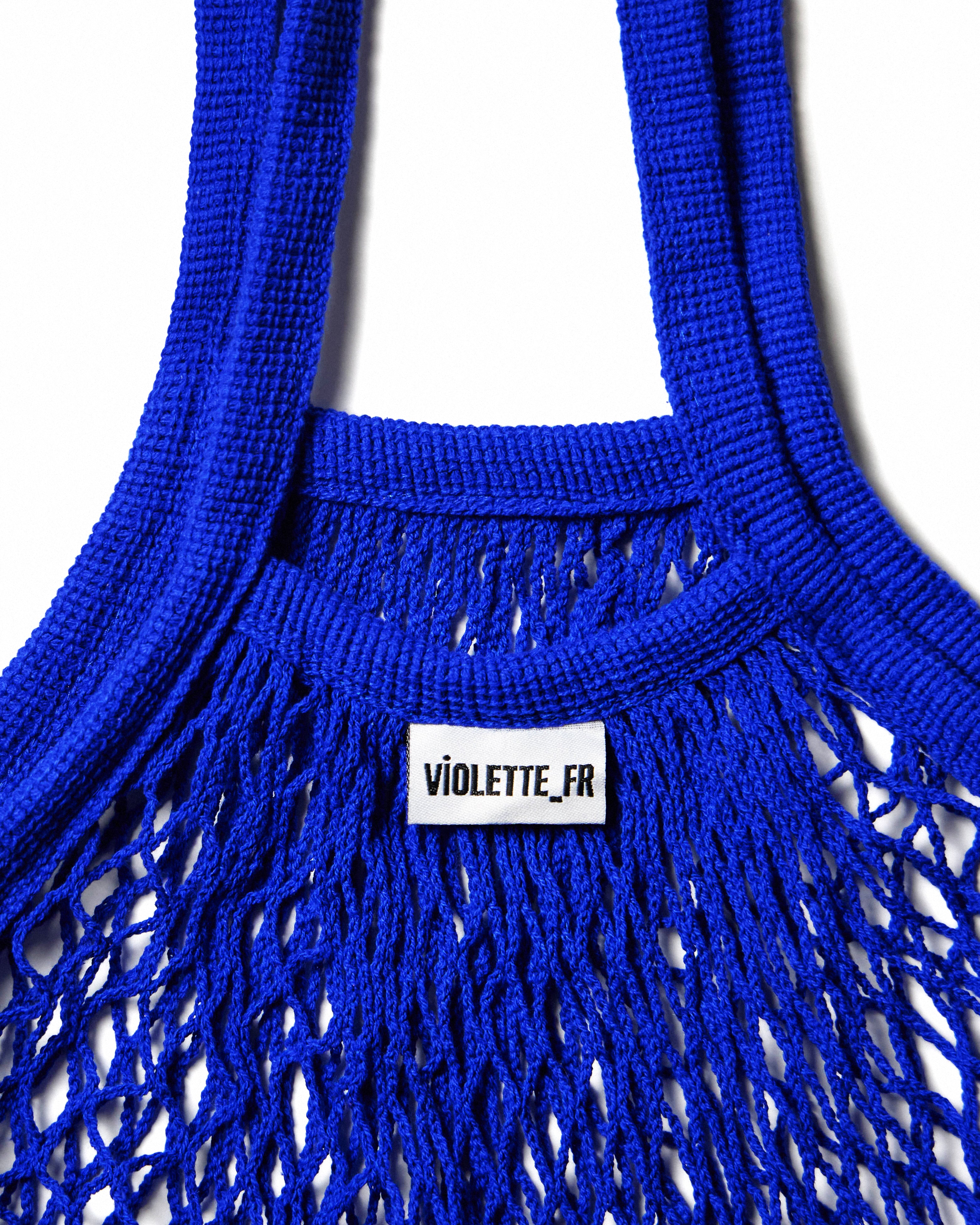 VIOLETTE_FR Stylish Canvas Market Tote Bag - Eco-Friendly Reusable Grocery Shopping Bag for Women, Perfect for Farmers Market, Beach & Daily Use