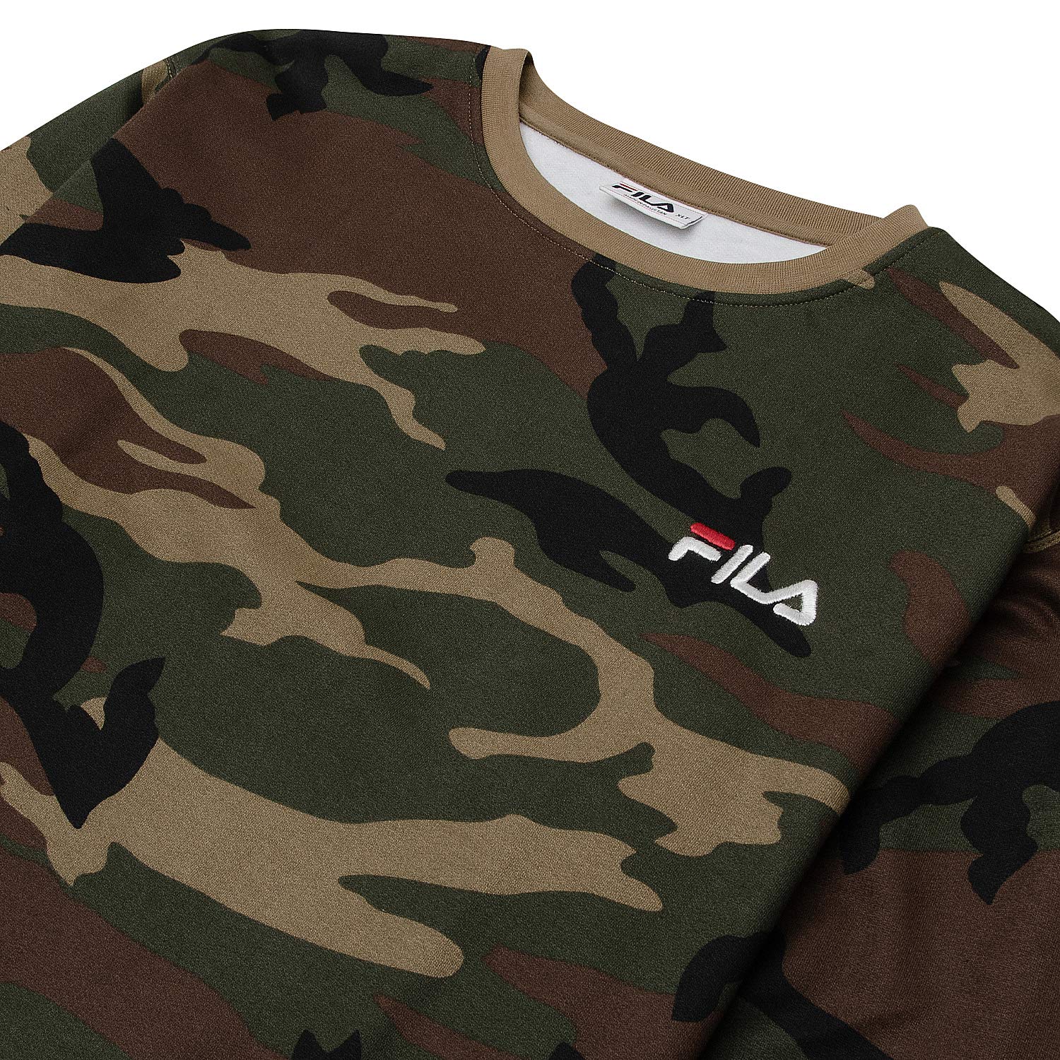 Fila Big and Tall Fleece Sweatshirts for Men - Oversized Crewneck Pullover | Comfortable Casual Wear for Lounge, Gym & Outdoor Activities