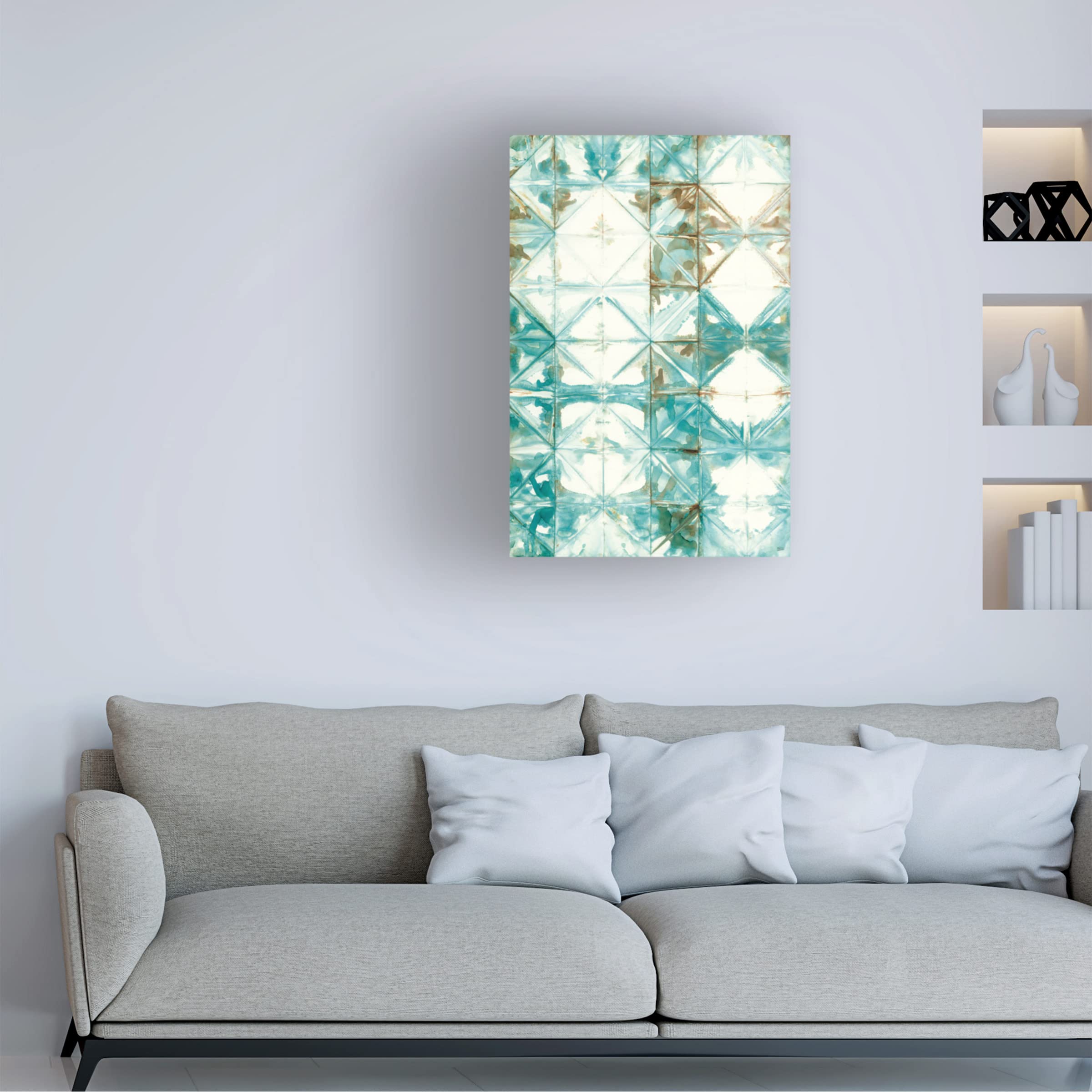 Trademark Fine Art 'Kanari VI' Canvas Wall Art by Melissa Averinos - Vibrant Floral Painting for Living Room, Bedroom & Office Decor