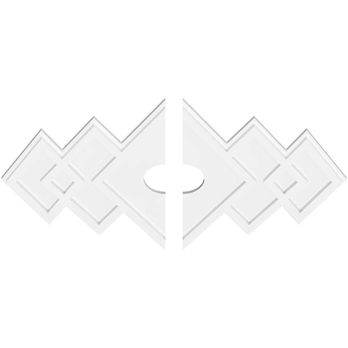 Ekena Millwork Zoe Architectural Grade PVC Ceiling Medallion 38