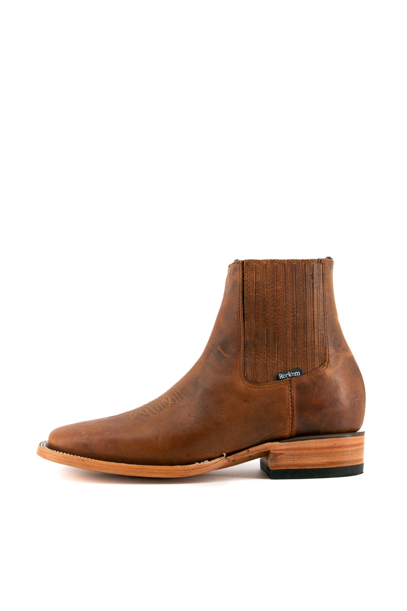 Senegal Ebano Men's Square Toe Ankle Boots - Stylish & Comfortable Leather Boots for Casual Wear, Work & Outdoor Activities