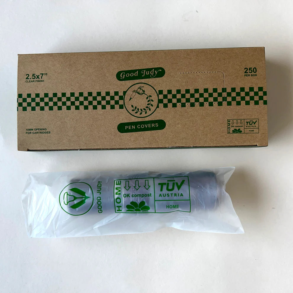 Eco-Friendly Compostable Pen Covers - 250 Pack Biodegradable Pen Caps for Office, School & Home Use - Sustainable Writing Accessories for Everyday Tasks