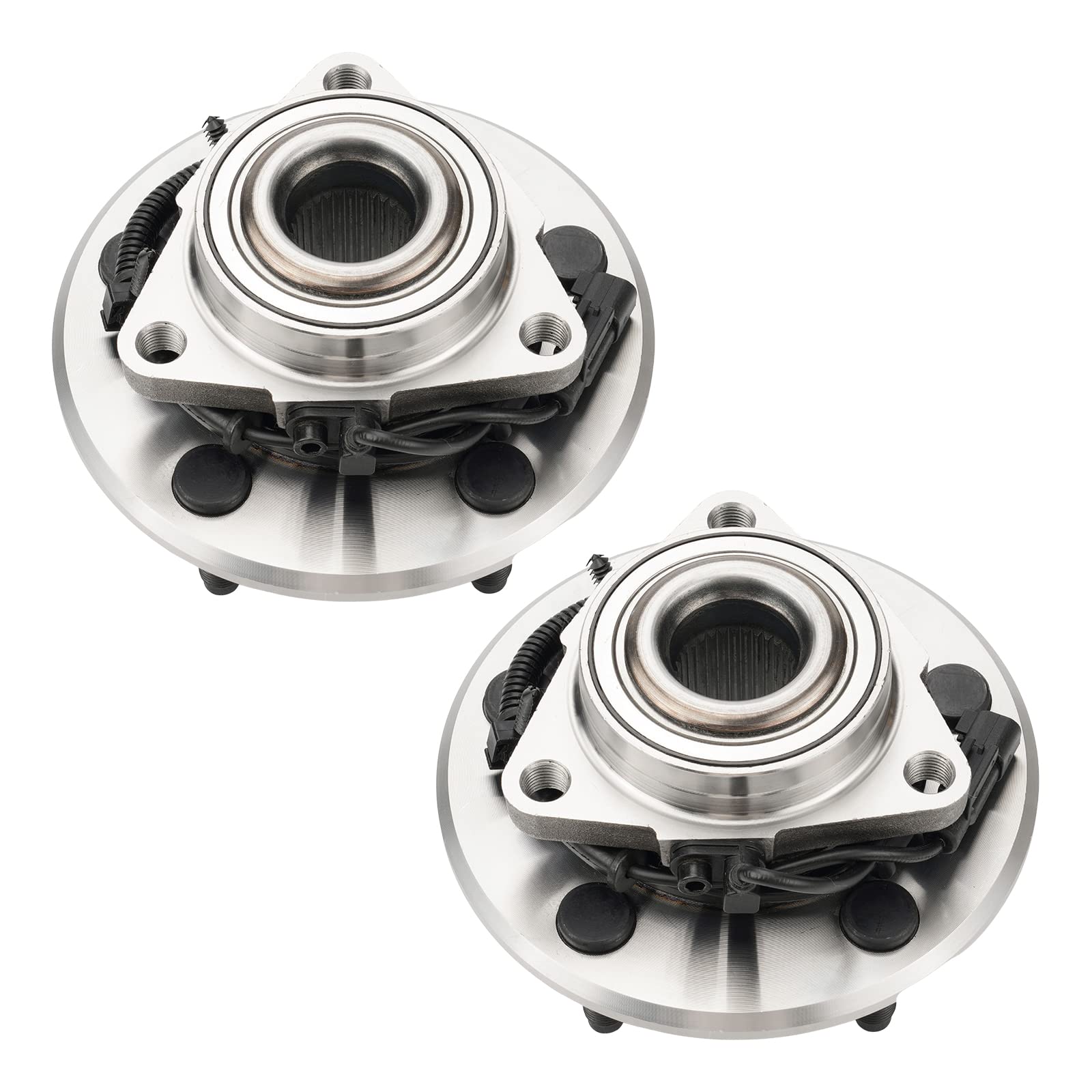 PHILTOP 515151 Front Wheel Hub Bearing Assembly Replacement for Ram 1500 Classic 2019-2021 & 1500 2012-2018 - 5 Lug Wheel Bearings (2-Piece Set) - Perfect for Off-Roading, Towing, and Daily Driving