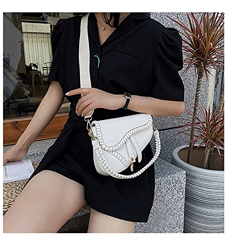 Trendy Women's Saddle Shoulder Bag - Crossbody Purse, Clutch & Underarm Handbag for Daily Use, Work & Evening Events | PURFANREE Fashion Accessories