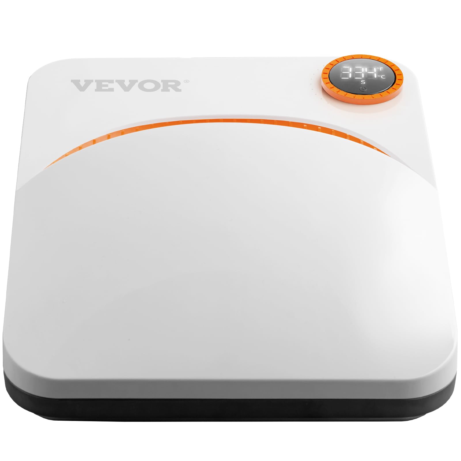 VEVOR 7x6 Inches Portable Heat Press Machine for T-Shirts, Bags, HTV & Pillows - Multifunctional Sublimation Transfer Press with Teflon Coating - Perfect for DIY Vinyl Projects, Home Crafting & Small Business Printing