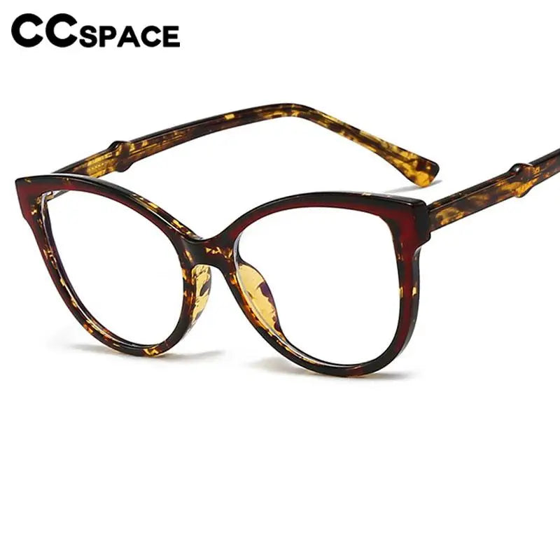 CCspace Women's Full Rim Oval Polycarbonate Reading Glasses R57605 - Lightweight & Stylish for Reading, Computer Work & Daily Use