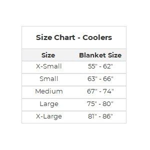 Printed Contour Fleece Cooler Blanket for Horses - Extra Coverage, Elegant Black & Gray Plaid Design - Provides Ultimate Warmth & Comfort - Perfect for Cold Weather Riding, Training, and Stable Use