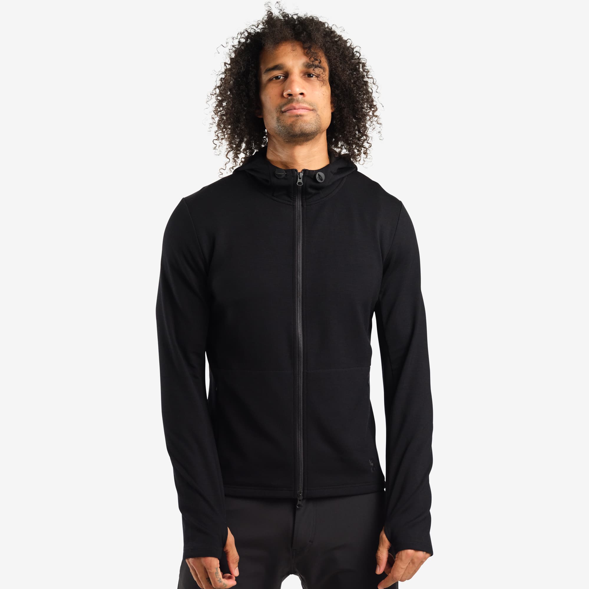 Men's Merino Wool Cobra 3.0 Hoodie - Lightweight Warm Zip Up Fleece Jacket for Outdoor Hiking, Camping & Winter Sports