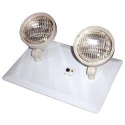 7.2W Recessed Steel Emergency Light - White - UL Listed, Dimmable, for Home, Office & Commercial Safety Lighting