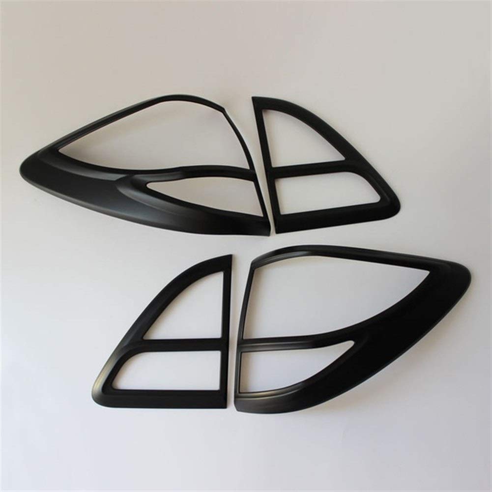 FLY MEN Matte Black Rear Lamp Light Cover for Mazda BT-50 2012-2020 | Decorative Strip Accessories | Car Styling Upgrade for Pickup Trucks (Perfect for Off-Road & Urban Driving)