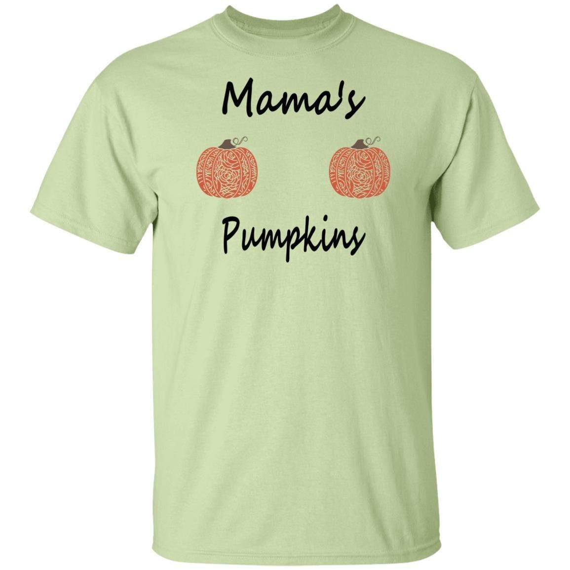 WineyBitches.Co Mama's Pumpkins Halloween T-Shirt - Soft 100% Cotton Women's Tee for Halloween Parties, Costume Contests & Fall Festivals