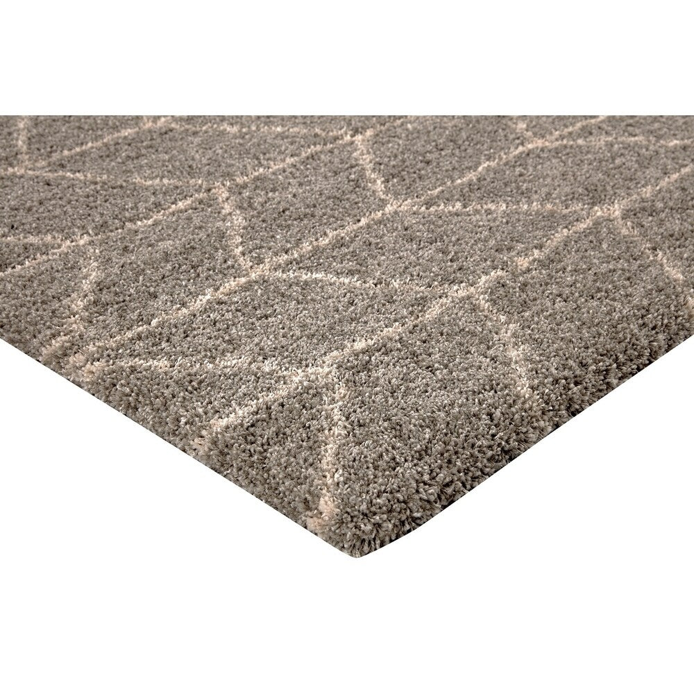 Abstract Lines Taupe Area Rug 5'3 x 7'6 - Modern Neutral Living Room Carpet for Bedroom, Office & Home Decor